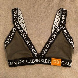 Calvin klein olive bralette